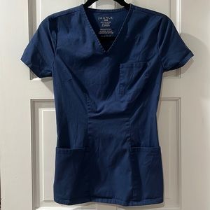 Navy blue JAANUU scrubs top XXS